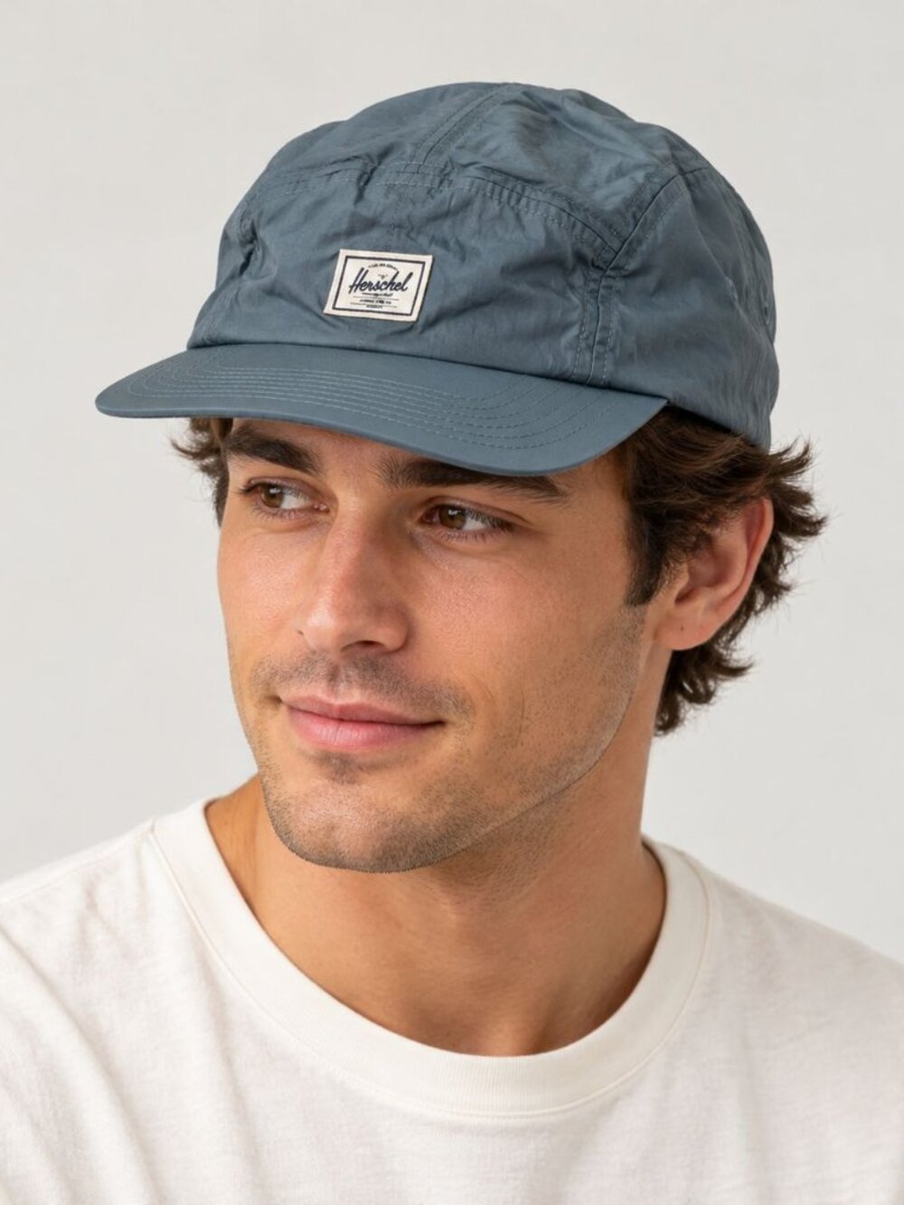 Herschel Supply Co. Blue Gray Adjustable Cap Gorpcore Minimalist Streetwear